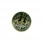 Metal Military Brass Buttons Vintage Japan Asian Gold Black Shank Lot 2