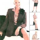 McCall's Plus Wardrobe Sewing Pattern Lined Jacket Skirt Shirt Pant 3407