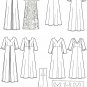 Simplicity Sewing Pattern Plus Dress Evening Formal Princess Seams Sleevless Long Sleeve 18-24 9517