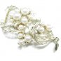 Lisner Designer Gold Brooch Pin Earrings Pearls Rhinestone Leaf Vintage Jewelry Set Retro Modern