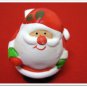 80's Santa Claus Napkin Holders Rings Ceramic Christmas Holiday Decor Dining Table