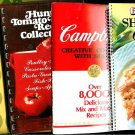 Vintage Cook Books Recipes Dishes Desserts Hunts Campbells Lipton