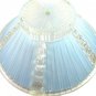Vintage Glass Light Globe Lamp Ceiling Fixture Crystal Blue Retro Home Decor