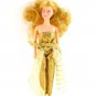 Vintage Barbie Doll Golden Dream 1966 Philipines Mini Gold Jumpsuit Skirt Cape Collectible Disco