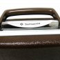 Samsonite Vintage Briefcase Slim Brown Retro Key Hard Shell Attache Office Business Travel Case