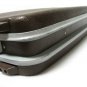 Samsonite Vintage Briefcase Slim Brown Retro Key Hard Shell Attache Office Business Travel Case
