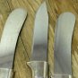 Vintage Sheffield Serving Set Butter Knife Spreader Paring Serrated Stainless Cream Brown Kitchen