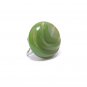 Carved Bakelite Earrings Green Button Screwback Vintage 1940s Jewelry Collectible Plastic