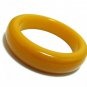Chunky Butterscotch Bakelite Bracelet Bangle Thick Mustard Vintage 1940 Retro Mod Jewelry
