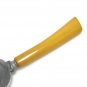 Bakelite Cake Server Dessert Knife Butterscotch Yellow Serrated Pie Fruit Vintage Serving Kitchen