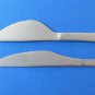 Airline Butter Fruit Knives American British Airways Cathay United Condiment Serving Vintage