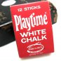 Binney Smith Playtime White Chalk 320 Red Retro Vintage Classroom Teacher Child Display Collectable