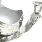 Godinger Silverplated Candle Holder 3 Tapers Bowl Centerpiece Table Decor Holiday Serving 1991