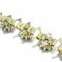 Ruby Red Rhinestone Vintage Bracelet Lisner Chaton Faceted Gold Bookchain Designer Fashion Jewelry