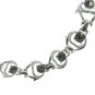 Black Ice Rhinestone Necklace Bracelet Silver Vintage 50s Coventry Retro Mod Designer Jewelry Set