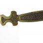 Vintage Antique Brass Drawer Pulls Door Cabinet Handles Chest Furniture Hammered Hardware Large 4