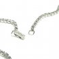 Kramer Diamond Look Rhinestone 60s Necklace Case Emerald Cut Choker Elegant Prom Formal Bridal 15"