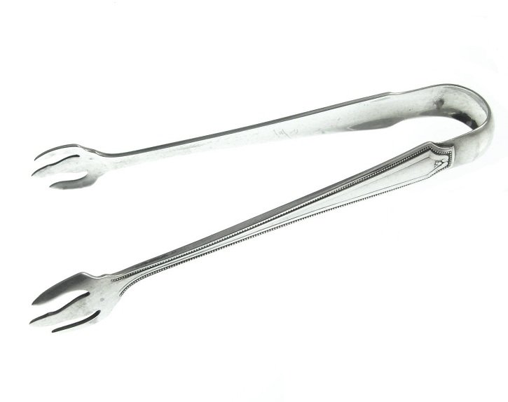Whiting Sterling Silver Claw Bon-Bon Tongs Sugar Olive 1919 King Albert Lemon Condiment