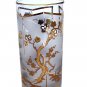 Hollywood Regency Tea Cocktail Glasses Pagoda Asian Lotus Tree Gold Leaf 10 Oz Tall Boy Barware