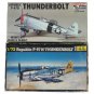 Model Airplane Kit Lot P-47B Thunderbolt P-51 D Mustang P51B/C Bullfrog Cessna