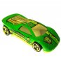 Dino Hunt Hot Wheels Bonus Round Race Car 1990 Lime Green Gold Collectible