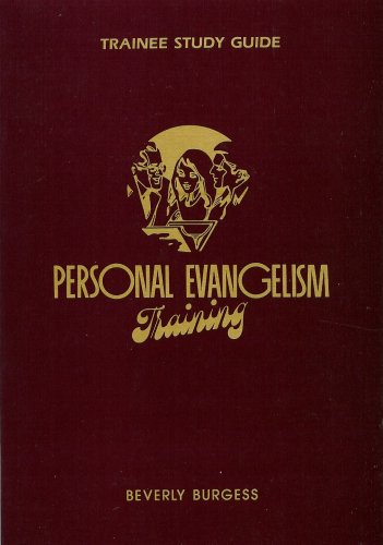 Personal Evangelism Training Trainee Study Guide Book Burgess 1984 Nazarene EUC