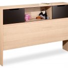 39" Twin Size Storage Bookcase Organizer Headboard