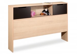 39" Twin Size Storage Bookcase Organizer Headboard