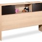 39" Twin Size Storage Bookcase Organizer Headboard