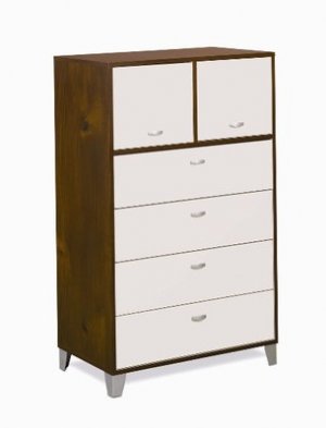 Kids or Adult Bedroom Clothes 4 Drawer Lingerie Dresser Chest Storage Unit