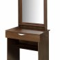 Bedroom or Bathroom Hair and Makeup Vanity with Large Mirror