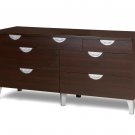 Seven (7) Drawer Espresso Bedroom Dresser Chest Clothes Storage Organizer