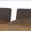 Full Double Size Platform Bed Heaboard in a Rich Espresso Finish