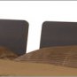 Full Double Size Platform Bed Heaboard in a Rich Espresso Finish