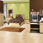 Twin Size Bed Storage Bookcase Headboard