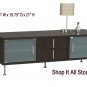 Espresso Plasma / LCD / DLP TV Base Storage Stand Entertainment Center