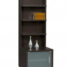 Espresso TV Audio / Cable / Satellite Components Storage Tower Bookcase