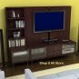 Espresso TV Audio / Cable / Satellite Components Storage Tower Bookcase