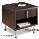 Espresso Living Room Console End Table w/ Drawer & Storage Area - Can be Used as a Night Stand Also