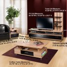 Plasma / LCD / DLP TV Stand Base Storage Entertainment Center + Coffee Table / End Table