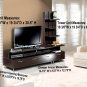 Plasma / LCD / DLP TV Stand Base Storage Espresso Entertainment Center