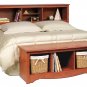 CHERRY Double/Full Size Platform Storage Bed + Headboard + Night Stand Package