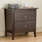 ESPRESSO Double/Full Size Platform Storage Bed + Headboard + Night Stand Package