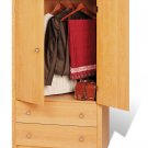 Maple Bedroom Armoire / Entertainment Center w/ 2-Storage Drawers