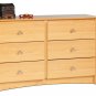 Maple Condo Bedroom Dresser Clothes Storage Cabinet Chest Kids/Youth