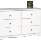 White Condo Bedroom Dresser Clothes Storage Cabinet Chest Kids/Youth