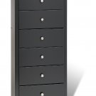 Black Bedroom Lingerie Chest Dresser Storage Clothes Organizer