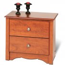 Cherry Bedroom Nightstand Bookcase Book Night Stand Storage