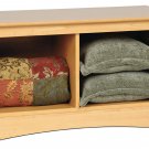 Maple Twin Hallway Bed Footboard Bench Storage Room Organizer