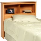 Maple Twin Size Bed Storage Bookcase Headboard Bookcase